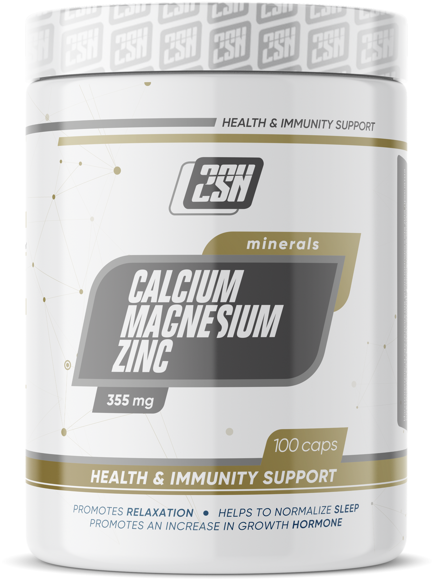 2SN Calcium Magnesium Zinc 100caps