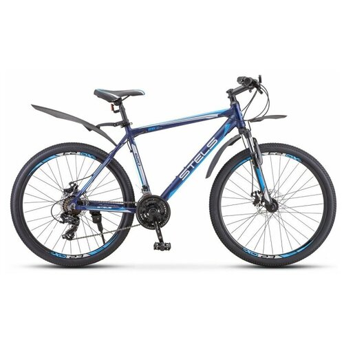 Велосипед 26 Stels Navigator 620 MD V010 (рама 19) (ALU рама) Темный/синий велосипед 26 stels navigator 620 v k010 рама 19 alu рама серый матовый