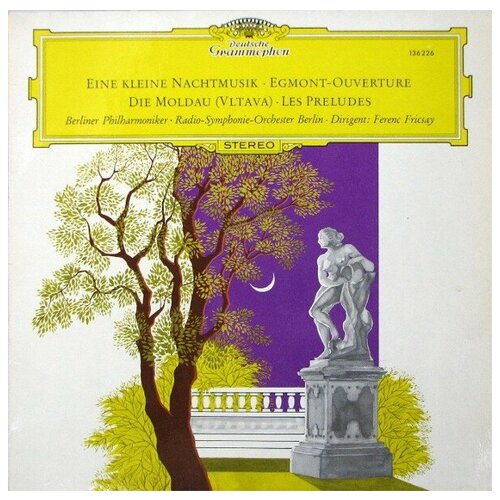 виниловая пластинка symphony orchestra mozart eine kleine nachtmusik salzburg symphonies lp Виниловые пластинки, Deutsche Grammophon, FERENC FRICSAY - Mozart: Eine Kleine Nachtmusik / Beethoven: Egmont/ Smetana: The Moldau (LP)