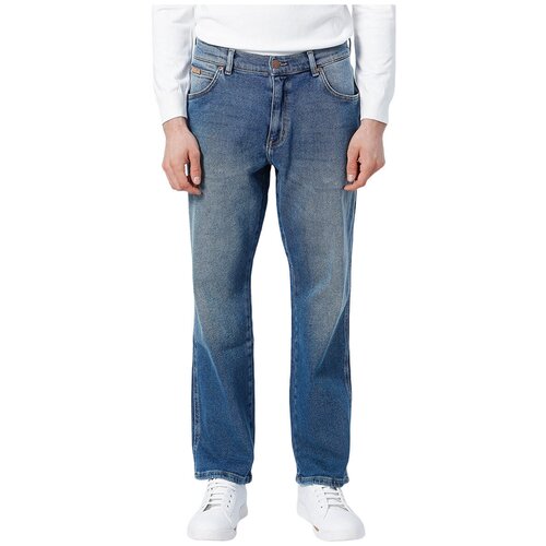 Джинсы Wrangler, размер W40/L32, синий джинсы wrangler размер w40 l32 dark blue