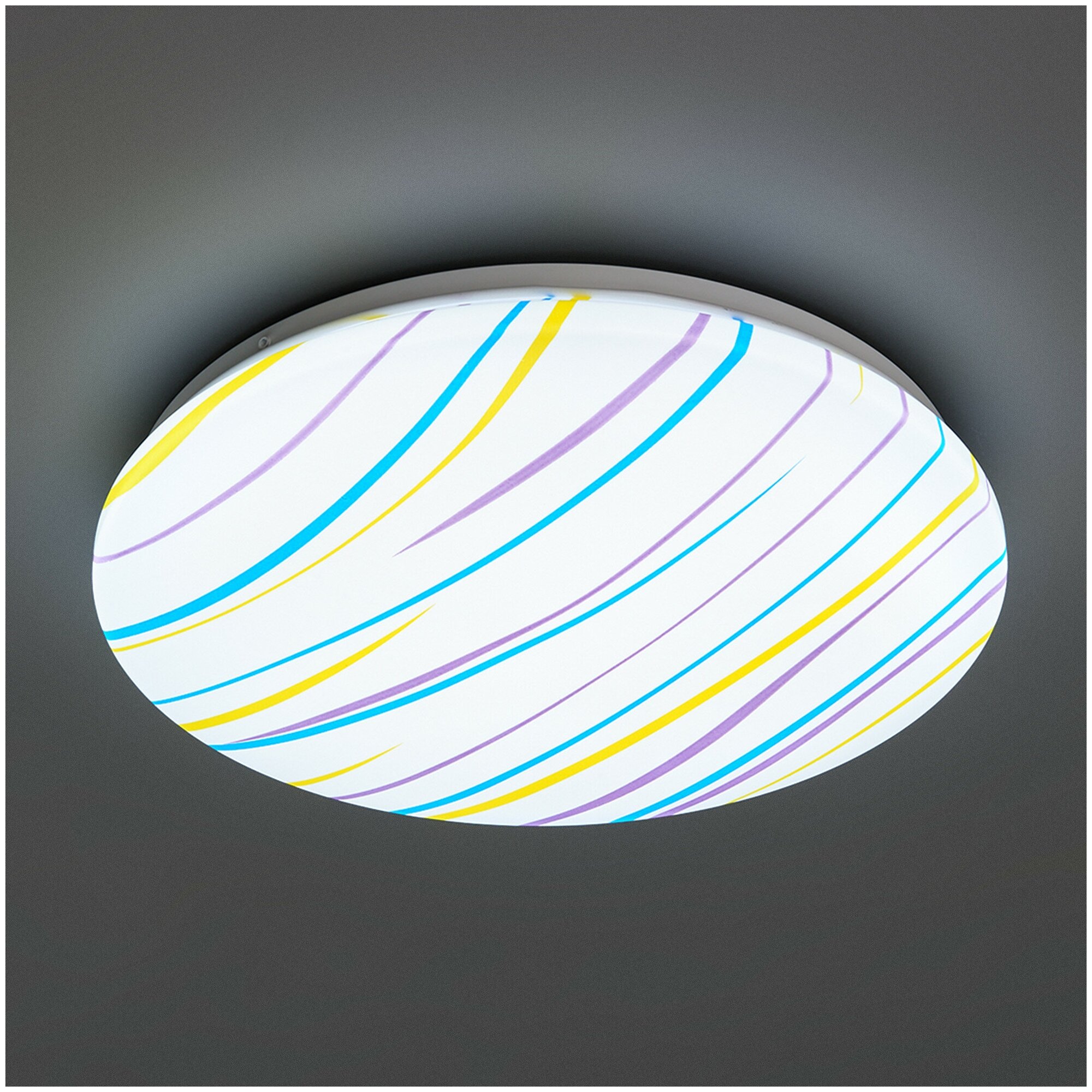 Светильник настенно-потолочный светодиодный Lumin Arte Rio C16LLW24W, 12 м, холодный белый свет, цвет белый - фотография № 2