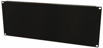Фальшпанель Hyperline BPV-4-RAL9005 на 4U, цвет черный (RAL 9005)