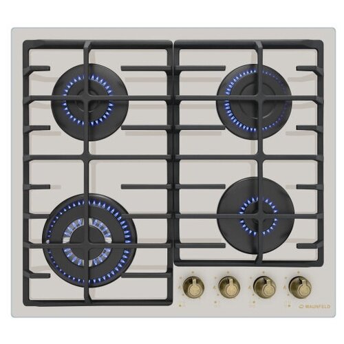 Газовая варочная панель Maunfeld EGHG6463CBG RG 4 конфорки черный EGHG6463CBG RG 2649000₽