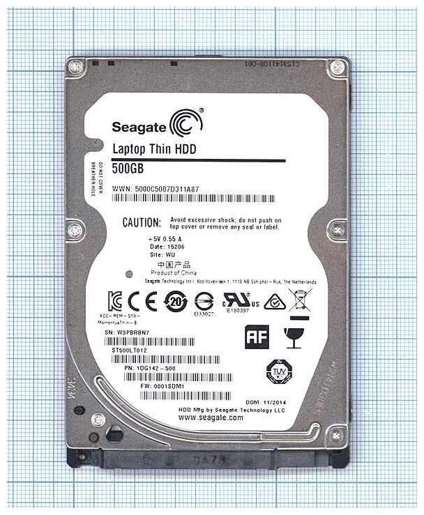 Жесткий диск Seagate 500Gb ST500LT012