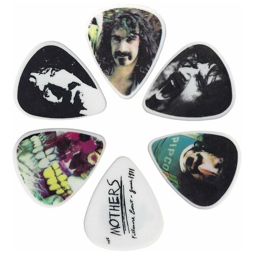 Медиаторы Dunlop ZAPPT02M Frank Zappa Freak Out, 6 штук в коробочке, 1 мм