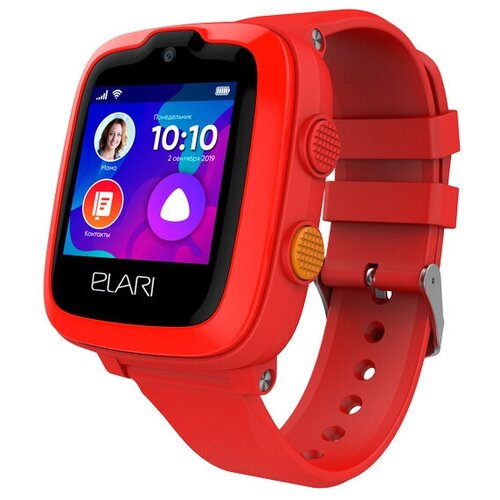 Детские умные часы Elari KidPhone 4G красные 1127200₽