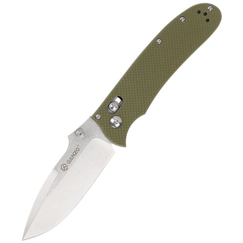 Нож Ganzo D704-GR зеленый (D2 сталь) нож грибника ganzo нож d704 bk черный d704 bk длина лезвия 8 5 см