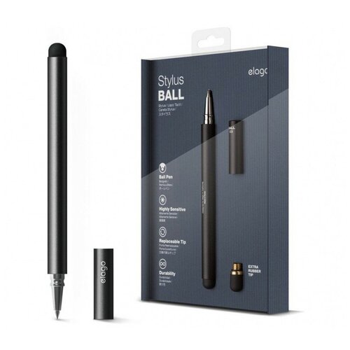 Стилус-ручка Elago Pen Ball, цвет black (EL-STY-BALL-BK)