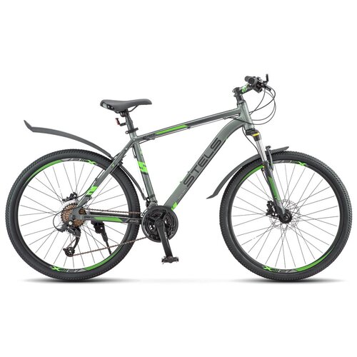 Горный MTB велосипед STELS Navigator 640 D 26 V010 2020 рама 17 Антрацитовыйзелёный 2562900₽