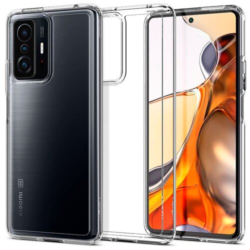 Силиконовый чехол на Xiaomi 11T / 11T Pro / Сяоми 11Т / 11Т Про прозрачный чехол книжка на xiaomi 11t 11t pro сяоми 11т 11т про book art jack голубой