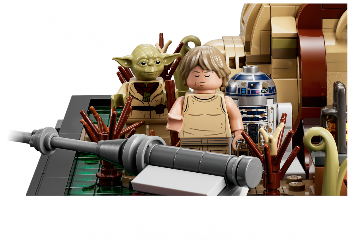 Конструктор LEGO Star Wars "Диорама Обучение джедаев на Дагобе" 75330 - фото №4