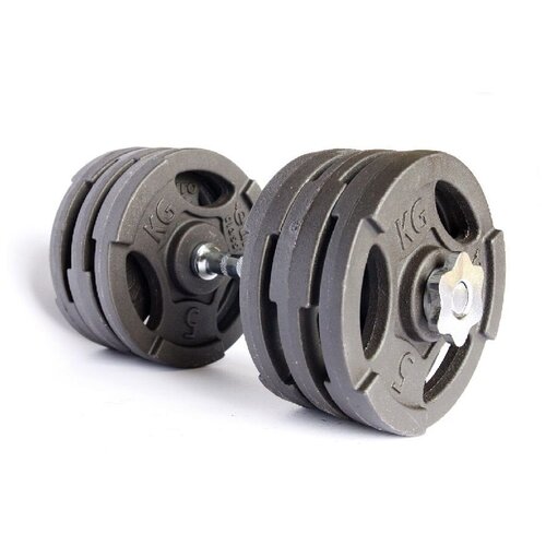 фото Гантель mironfit / гантели / гантели разборные / гантель металлическая 32 кг 1 шт.