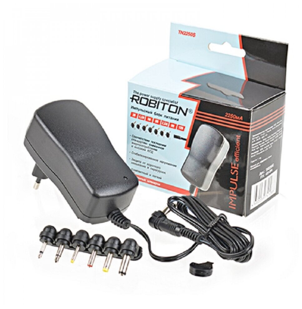 Импульсный адаптер-блок питания Robiton TN2250S
