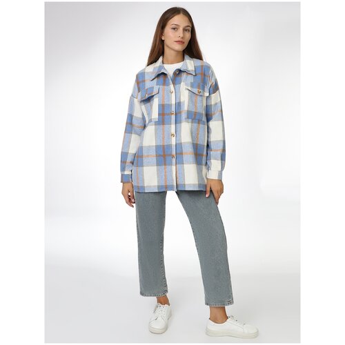 фото Женская рубашка в клетку россия