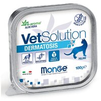 Monge VetSolution Cat Dermatosis влажная диета для кошек Дерматозис, 24шт. х 100 г