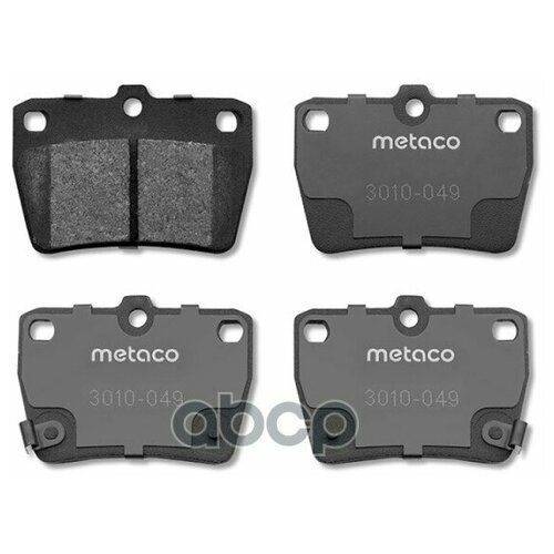 Колодки тормозные задние дисковые к-кт METACO 3010049