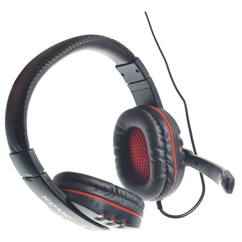 Наушники проводные KOMC K4 GAME головные черно-красный 124500₽
