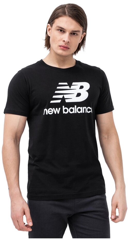 Футболка New Balance, размер M, черный