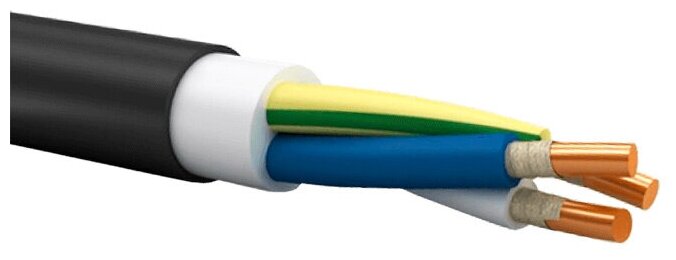 фото Кабель силовой ППГнг(А)-HF 3х1,5 ГОСТ 31996 (Марпосадкабель)