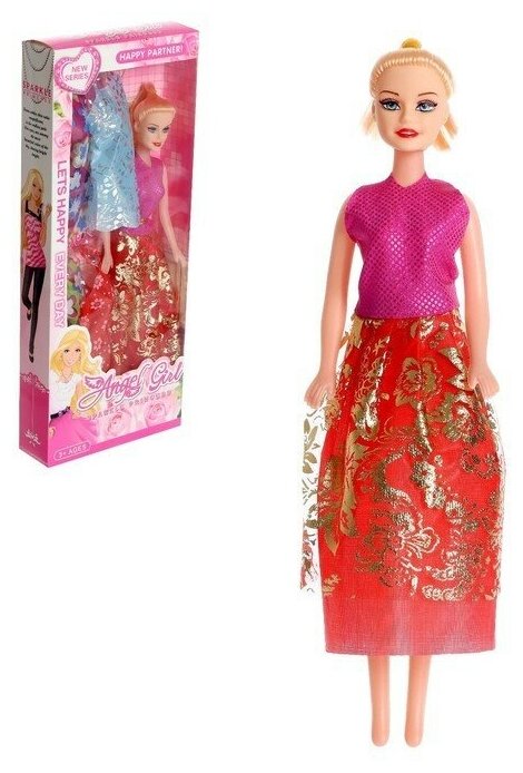 Кукла модель для девочки Лиза с набором платьев