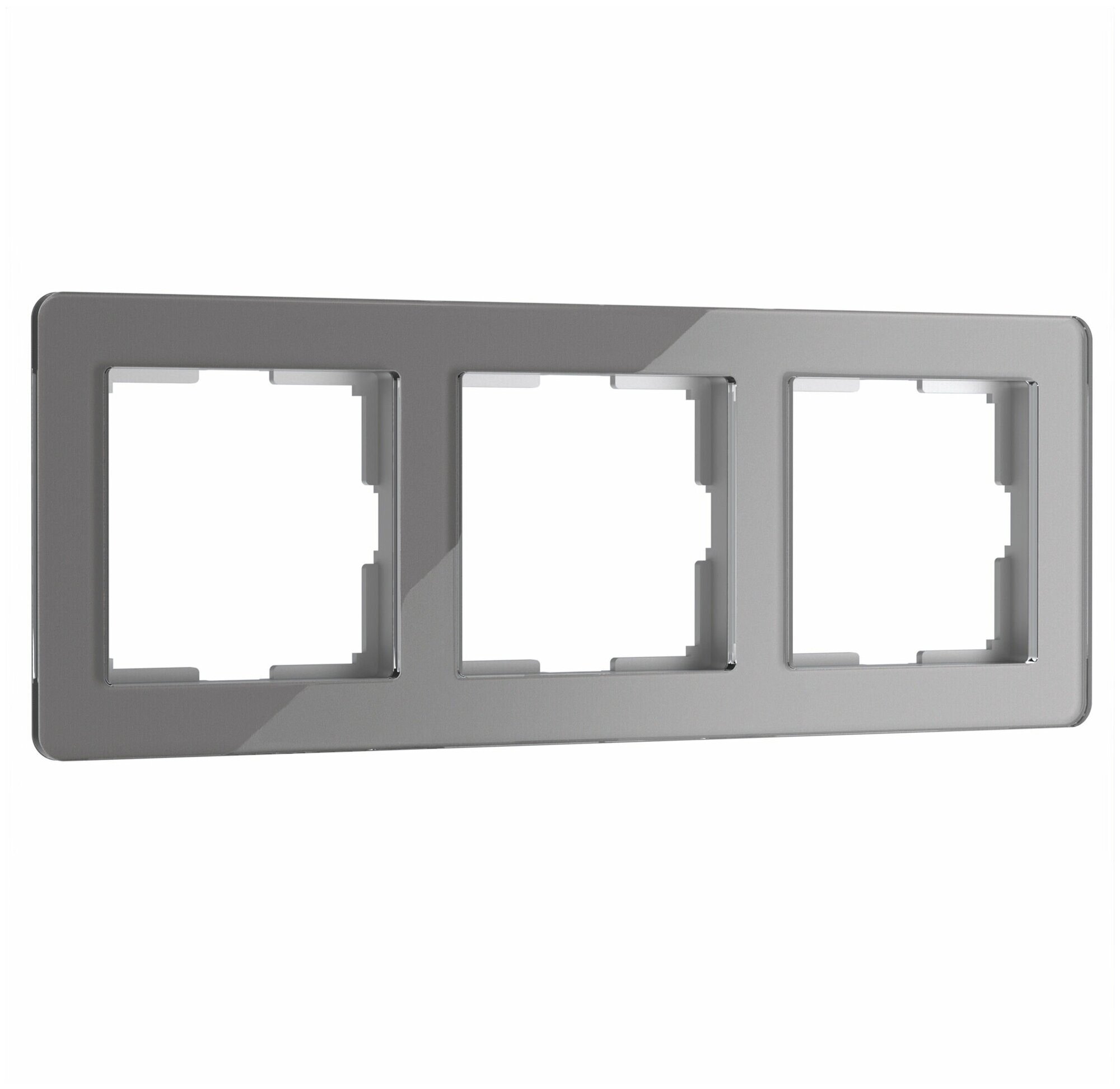 Рамка на 3 поста Acrylic Werkel W0032704 графит