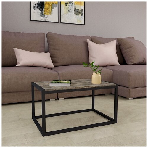 Столик журнальный loft [box] Nao II Black Дуб Аррива