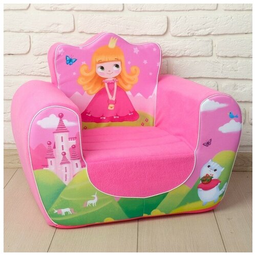 Мягкая игрушка Кресло: Принцесса, цвет розовый 4012415 .