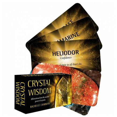 Карты Таро U. S. Games Systems Inspiration Crystal Wisdom cards круглые карты таро гадальные карты из чайных листьев от рей хепберн tea leaf fortune cards by rae hepburn u s games systems