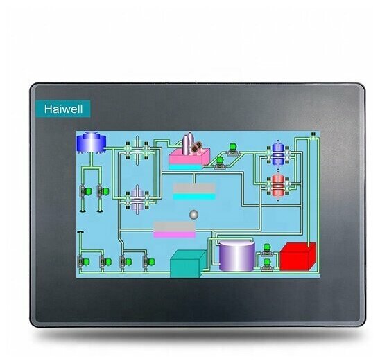 B7H-W Панель оператора HMI Haiwell 24В 7 дюймов 1024х600 2 RS232/RS485, бесплатное Cloud Haiwell, Modbus RTU/TCP, MQTT, Wi-Fi