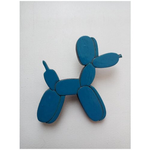 Брошь Медицинский Мир, дерево, синий