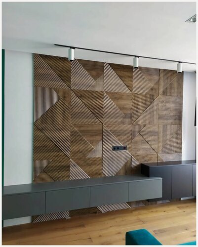 Изображение товара Стеновые 3D панели из гипса в ламинации 60х60см. Стоимость указана за 1 панель.