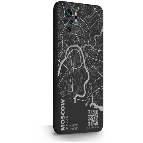 Черный силиконовый чехол для Xiaomi Redmi Note 10S Карта Москвы для Сяоми Рэдми Ноут 10с черный силиконовый чехол для xiaomi redmi note 10s медведь для сяоми рэдми ноут 10с