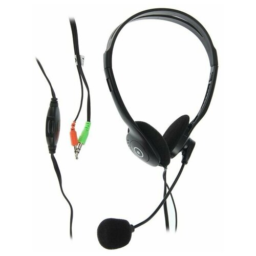 Defender Наушники Defender Aura 102 компьютерные микрофон 85 дБ 32 Ом 35 мм 18 м чёрные 42900₽