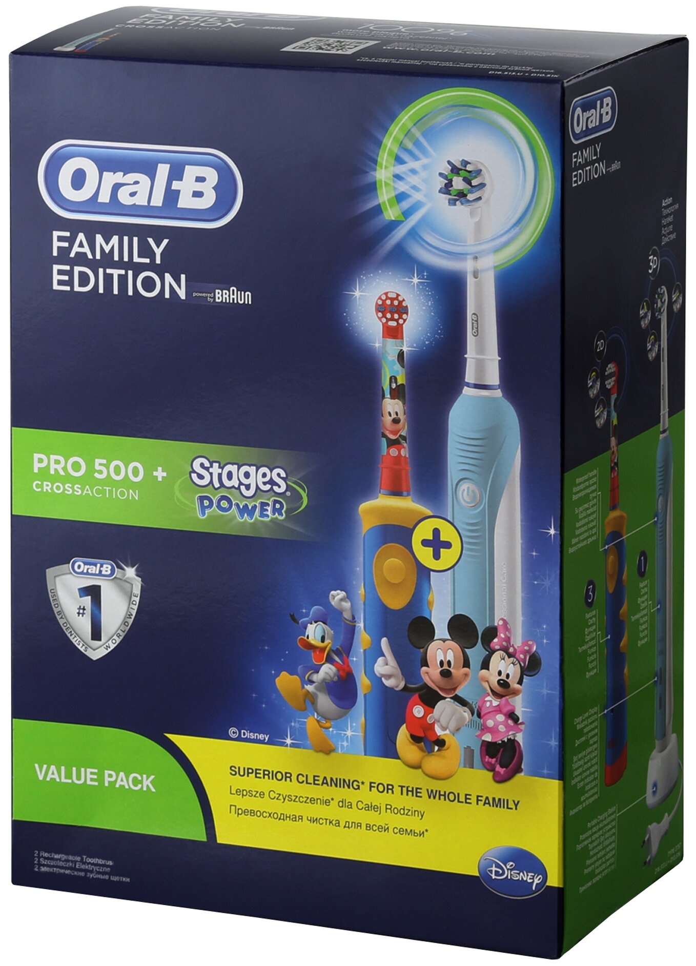 Электрическая зубная щетка ORAL-B Professional Care 500 + Kids белый - фото №5