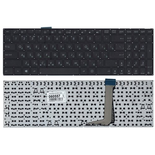 Клавиатура для ноутбука Asus E502M черная без рамки