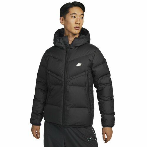 фото Пуховик nike nike as m nk sf wr 650-d fld hd jkt, размер l, черный