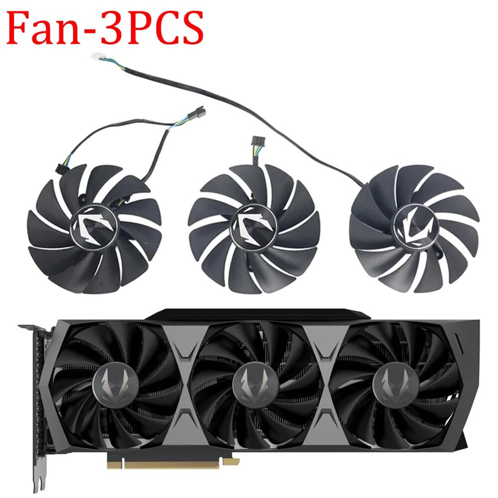 Вентилятор кулера для ZOTAC GAMING GeForce RTX 3070 Ti 3080 3090 GA92S2U