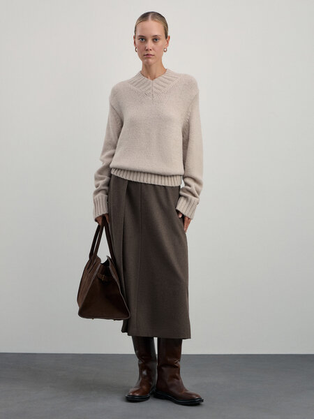 Джемпер Zarina размер S (RU 44)/170 кремовый/светлый беж