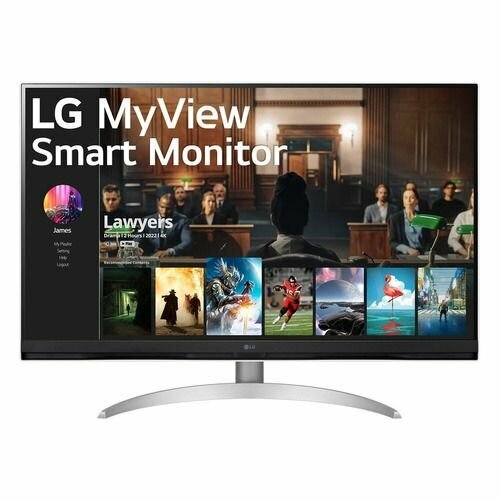 Монитор LG MateView 32SQ700S-W 315 белый и серебристый 32sq700s-w aruz 53230₽