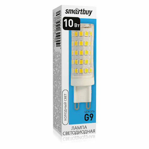Светодиодная (LED) Лампа Smartbuy-G9-10W/6000/G9 (SBL-G9-10-60K), 10шт.