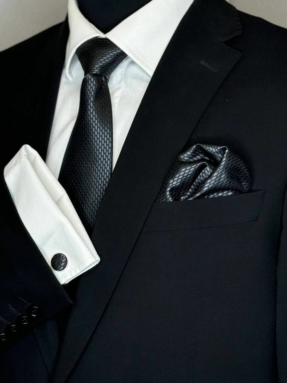 Запонки Tonali Baie, графит — фото 1