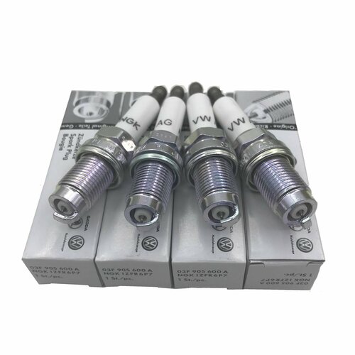Свеча зажигания VAG 03F905600A для AUDI, VOLKSWAGEN, SKODA, SEAT / комплект 4шт