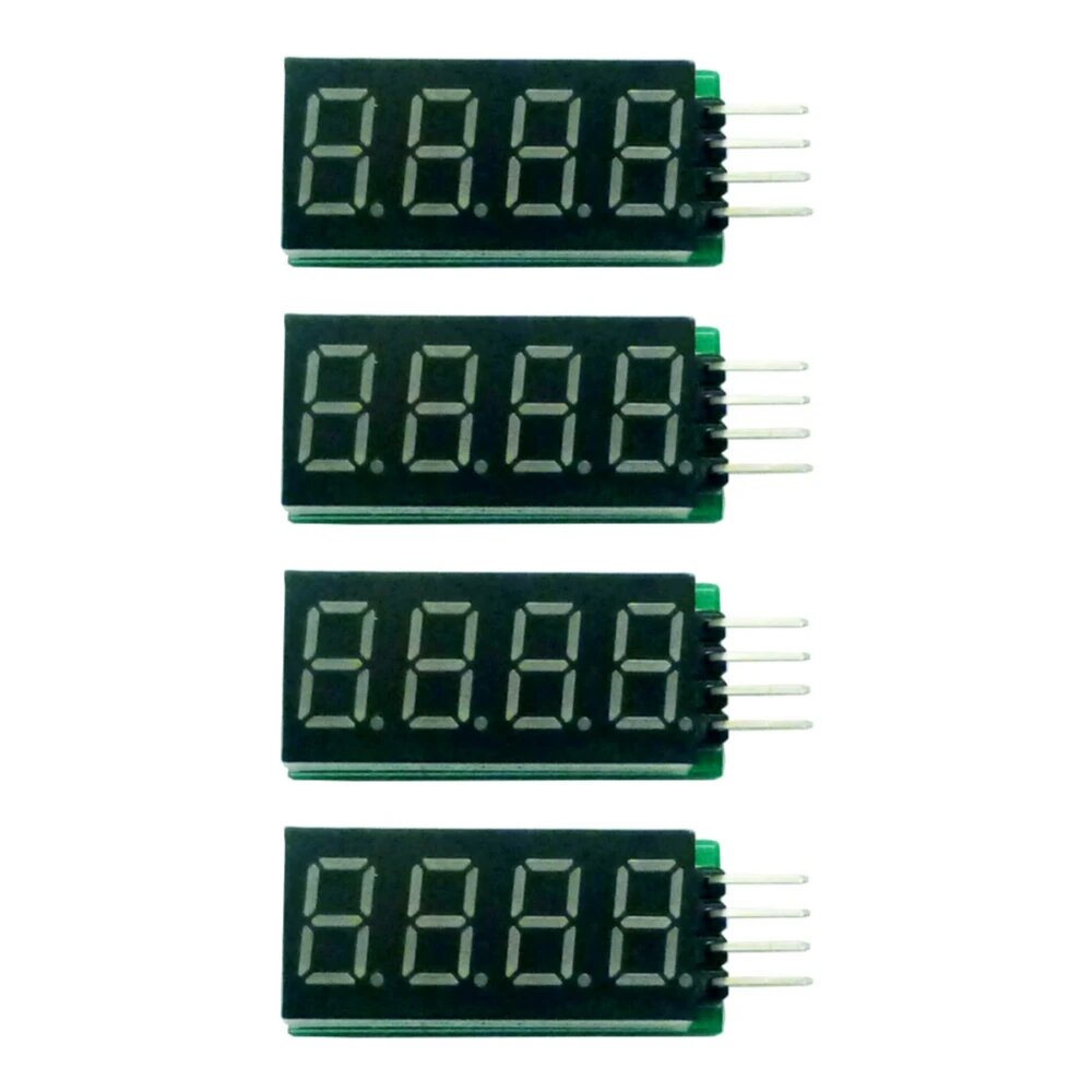 DM43B04 4bit 7Seg I2C IIC светодиодный цифровой модуль отображения трубки для Arduino, 4PCS