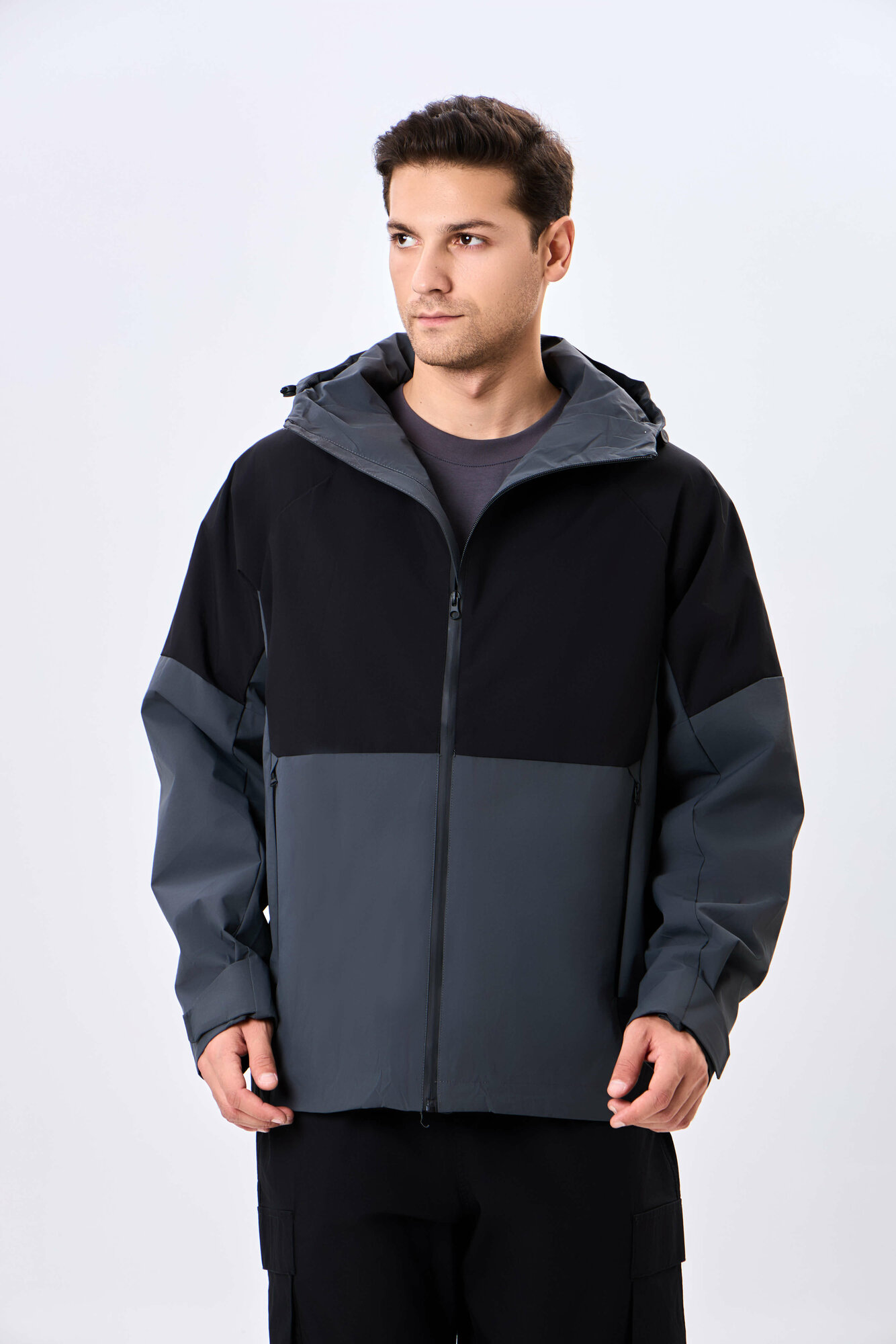Ветровка TERRA PRO, размер XL, dark grey