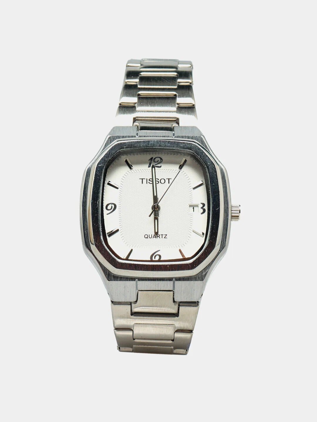 Наручные часы Quartz, белый металл/стальной — фото 1