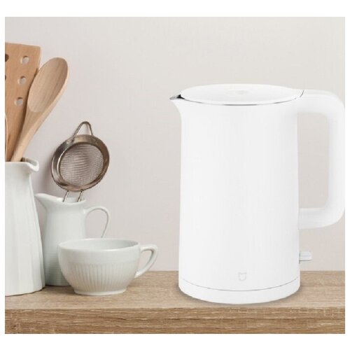 Чайник Xiaomi Mijia Electric Kettle 1A белый 1,5L, 1800W, CN (переходник в комплекте)