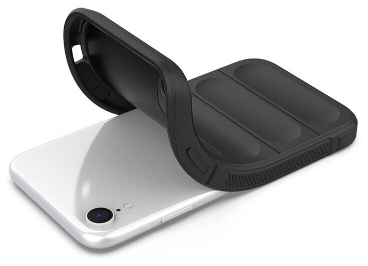 Противоударный чехол Flexible Case для iPhone XR черный