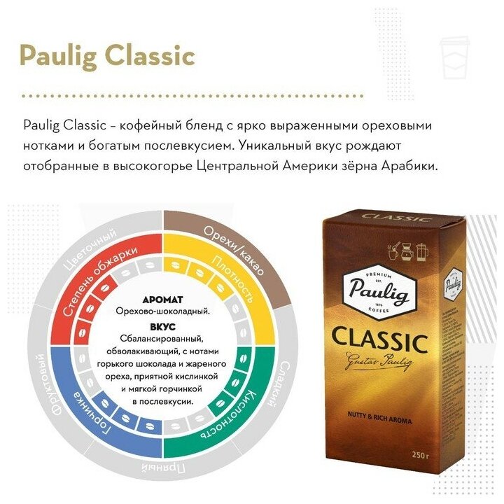 Кофе молотый Paulig Classic, 250 г - фотография № 10