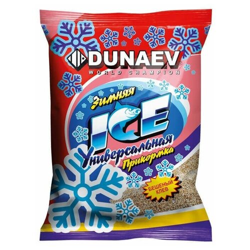 фото Прикормка натуральная зимняя dunaev ice классика ваниль 0.75 кг