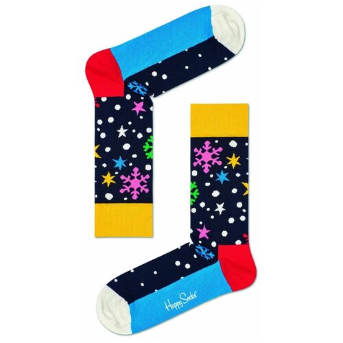 Носки Happy Socks, 1 пара, высокие, размер 41-46, мультиколор